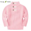 Manufacuter Toddler Sweater Baby Boy Girl Turtleneck Cable Knit Sweaters