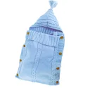 Newborn Baby Wrap Swaddle Blanket Knit Sleeping Bag (3)