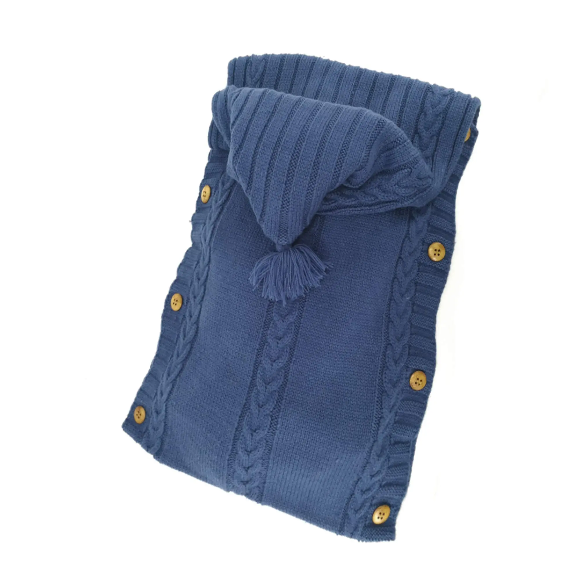Newborn Baby Wrap Swaddle Blanket Knit Sleeping Bag (5)