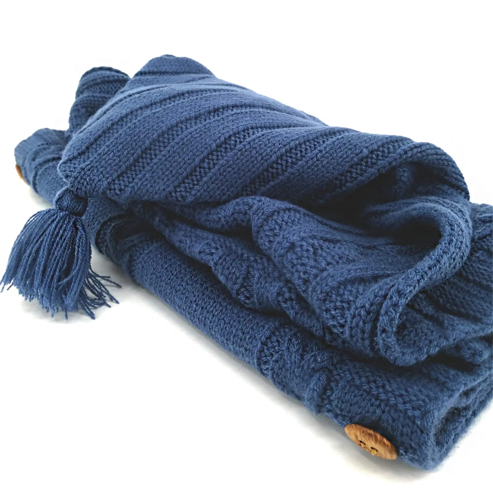 Newborn Baby Wrap Swaddle Blanket Knit Sleeping Bag (6)
