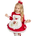 Lolita Long Sleeve Ruffle Flower School Girl Dress Kids clothing butterfly 3-8 years dress