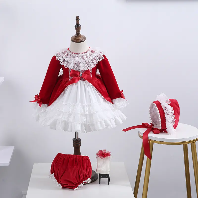 spanish dresses for girls details (2)