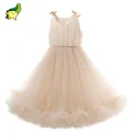 Summer sleeveless baby girl party tutu dress china manufacturer
