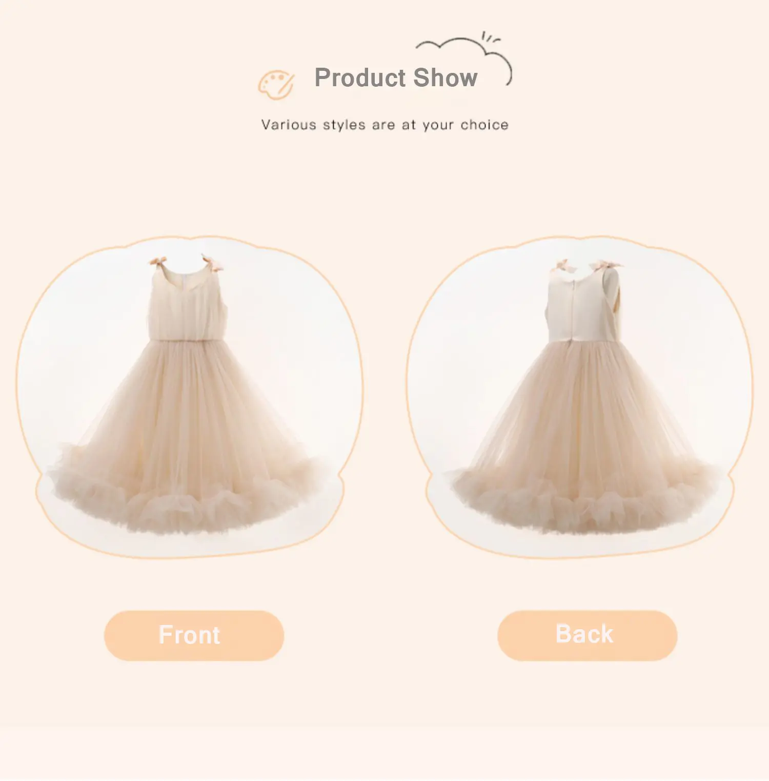 sleeveless baby girl party tutu dress (2)