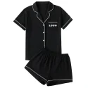 OEM ODM Women's Pajamas shorts Set Cotton pjs sets