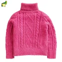 Private Label toddler turtleneck sweater Kids coustom wholesale
