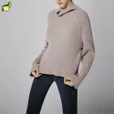 Women Turtleneck Wide Sleeved sweater factory