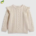OEM ODM Organically Cotton toddler thick Pullover sweater custom