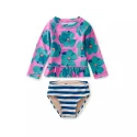 2 Piece Child Swim Wear Boutique Kids Bathing Suit Long Sleeve Girls Swimwear (1)