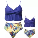 Custom matching swimwear for mom and daughter