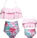 matching swimwear for mom and daughter (1)