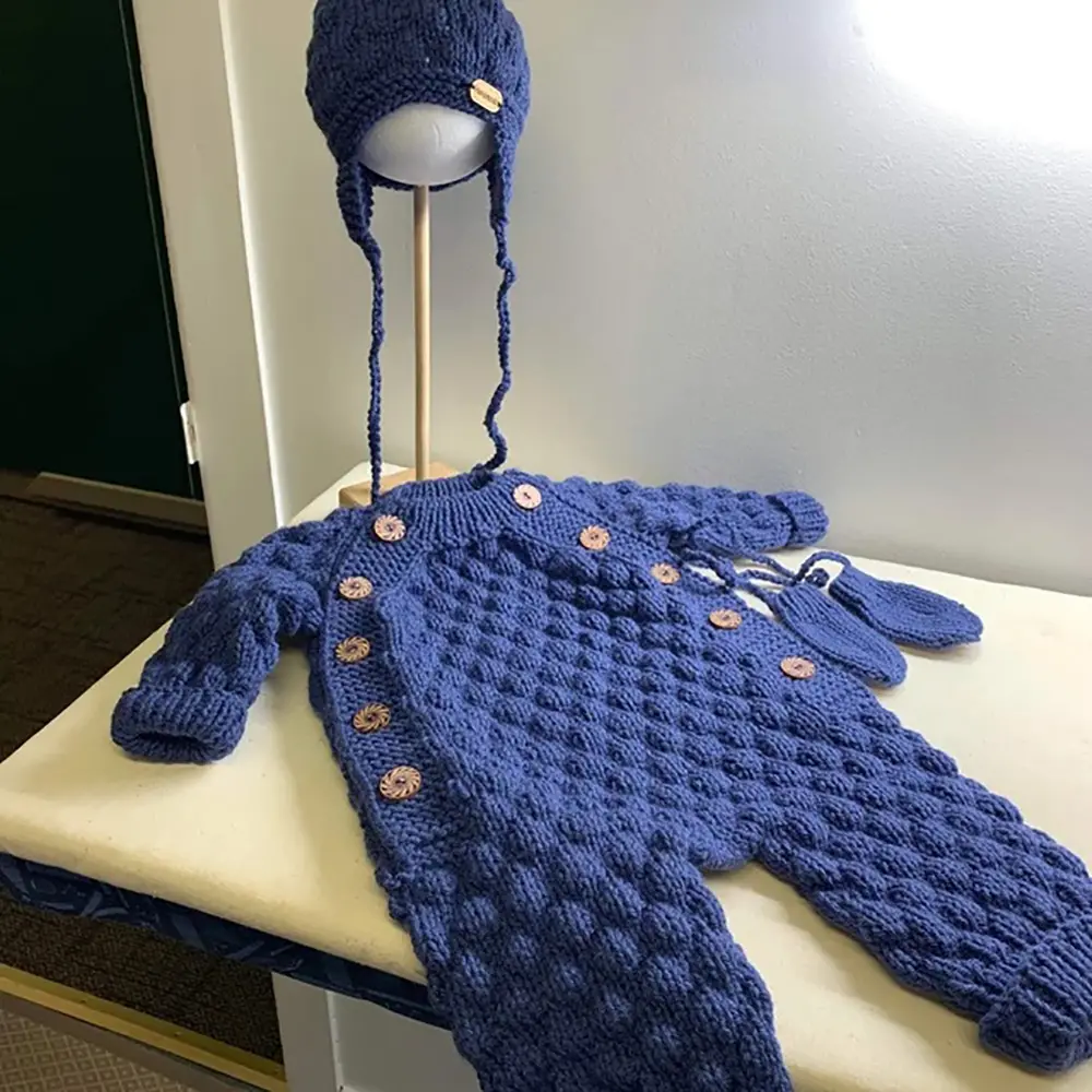 Knitting pattern baby romper (2)