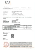 Flammability of children's sleepwear test report