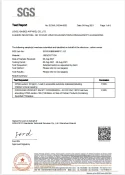 Corduroy Fabric SGS Heavy metal test report