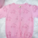 Girl's pink cardigan (9)