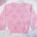 Girl's pink cardigan (5)