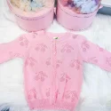 Girl's pink cardigan (1)