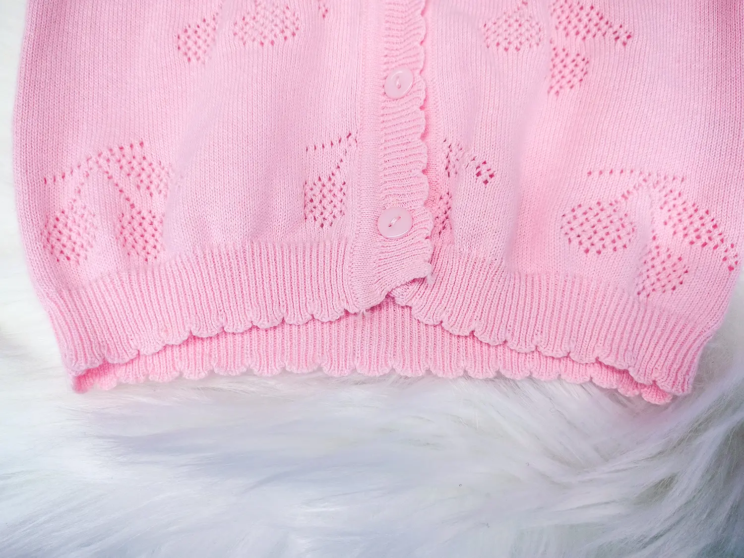 Girl's pink cardigan (7)
