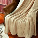 Knitted Sherpa Twin Blanket (3)