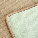 Knitted Sherpa Twin Blanket (5)