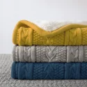 Thick Knit Blanket (6)
