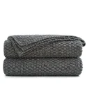 Private label Thick Cable Yarn Knit Decorative Blanket