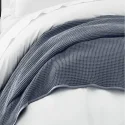 Grey Waffle Organic Cotton Blanket (3)