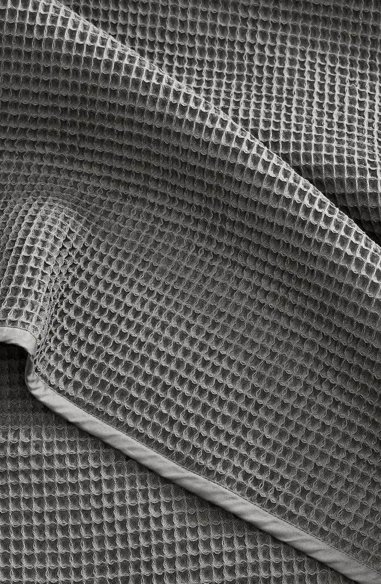 Grey Waffle Organic Cotton Blanket (6)