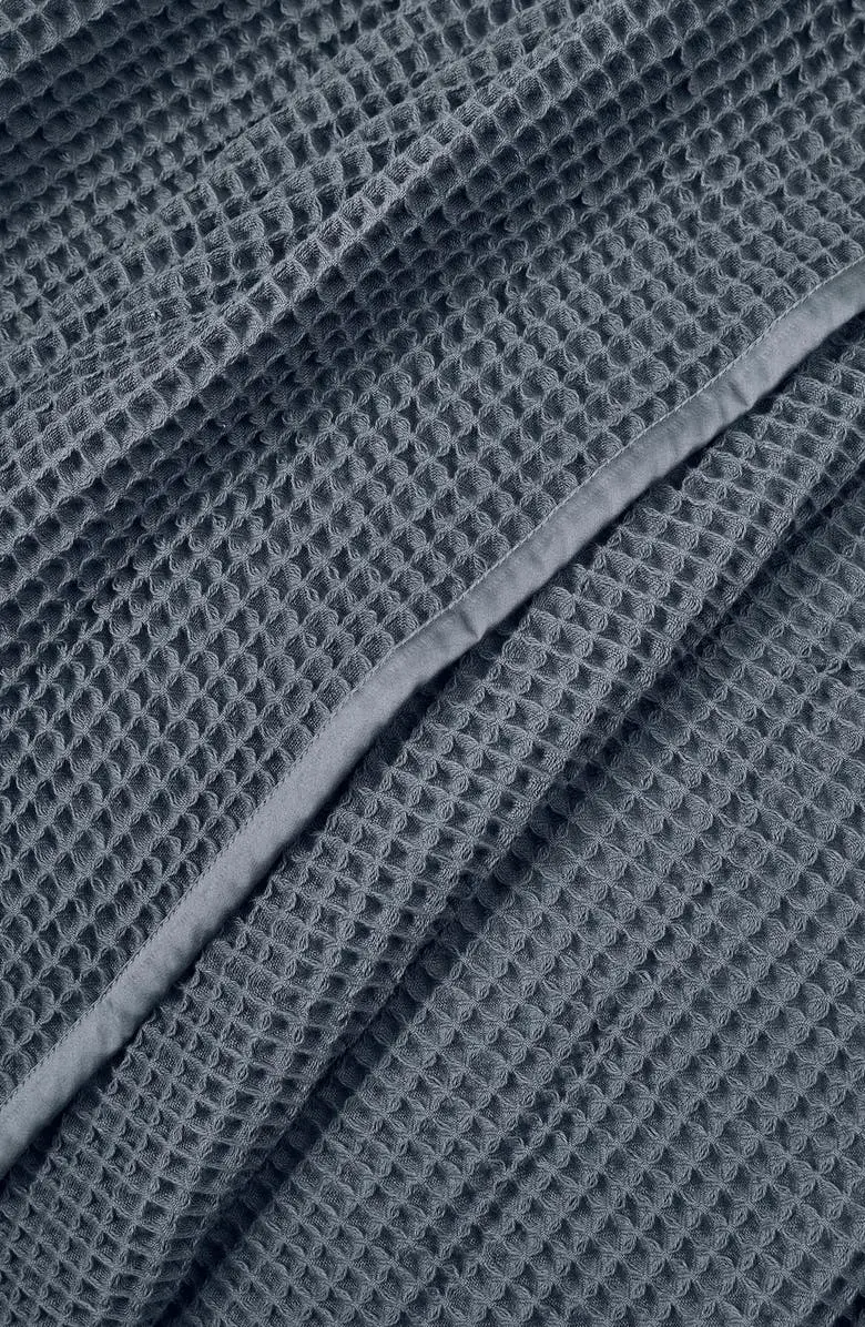 Grey Waffle Organic Cotton Blanket (1)