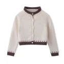 Custom Baby Knit Cardigan Button Closure Outwear