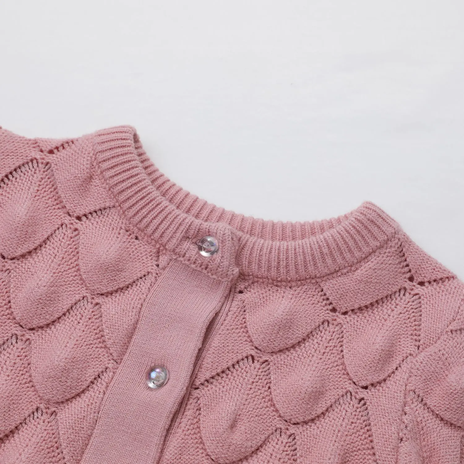 Pink baby cardigan (7)