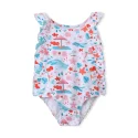 Factory Girls Ruffle Strap One Piece Swimsuit UPF 50+ Sun Protection