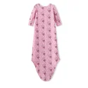 Newborn Girl Cotton Print Knotted Gowns (1)