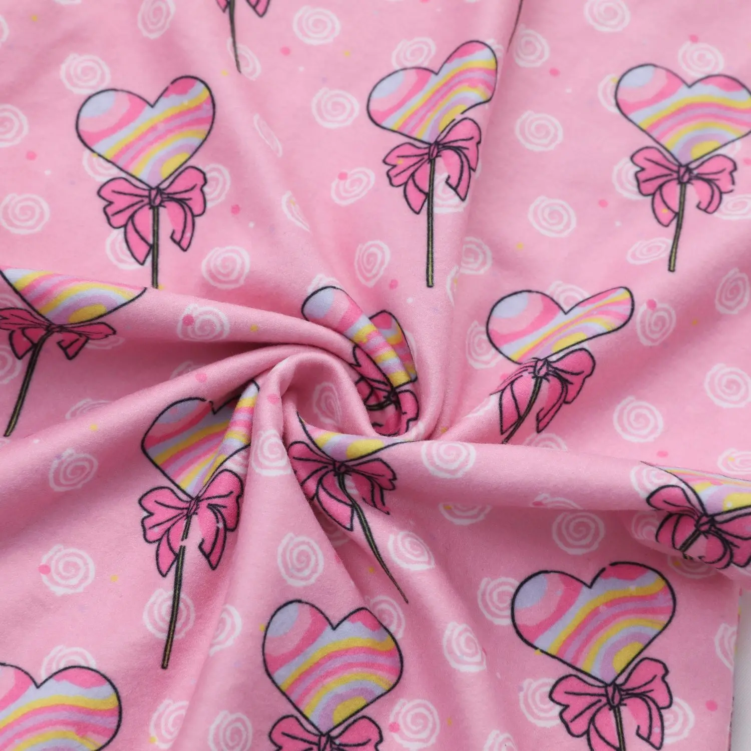 Newborn Girl Cotton Print Knotted Gowns (5)