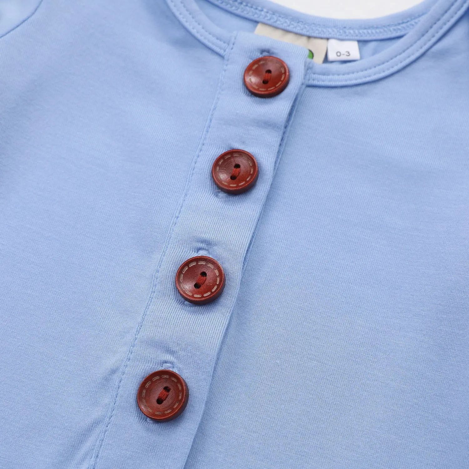 Infant solid Knotted Gowns (2)