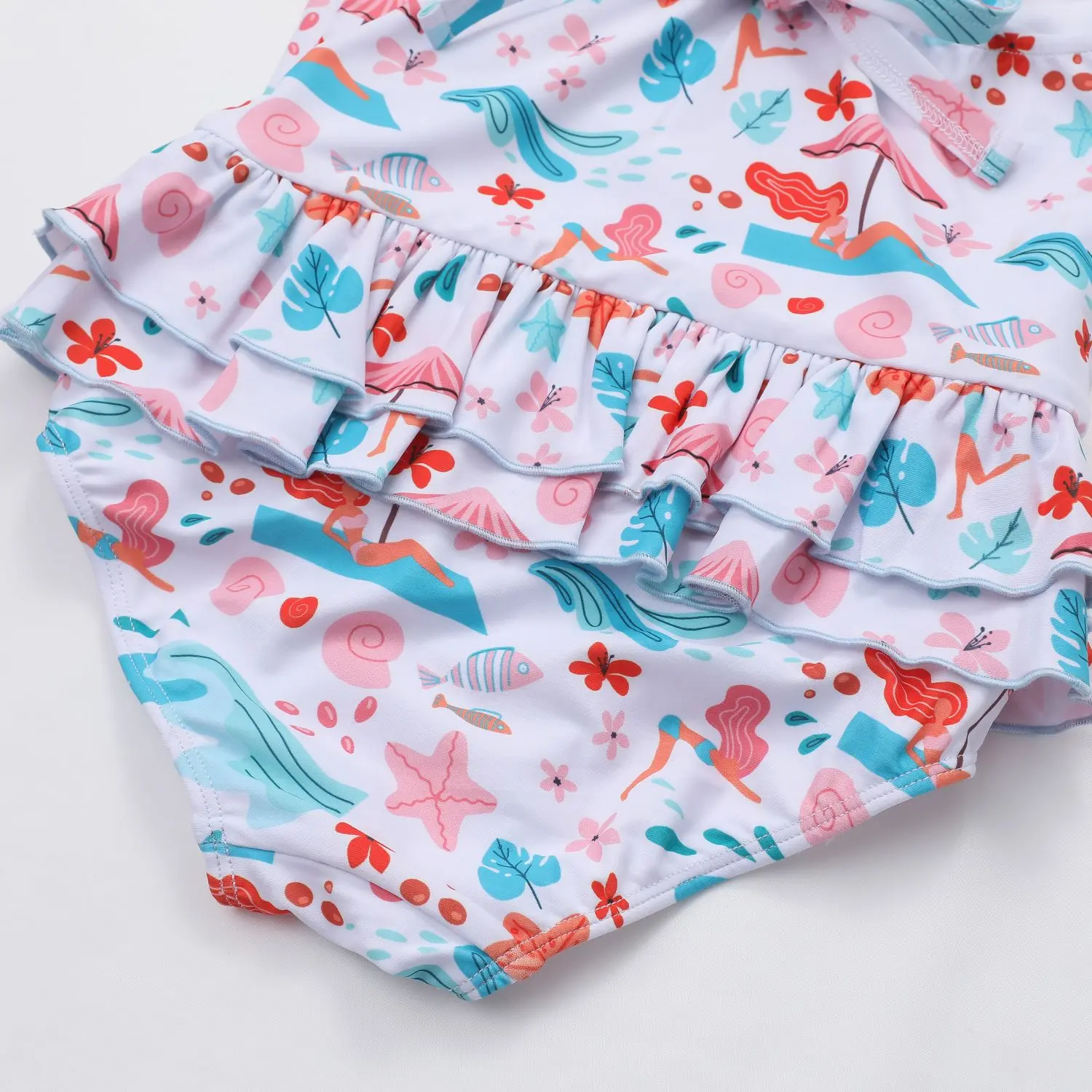 Baby Girls' One-Piece Swimsuit (6)