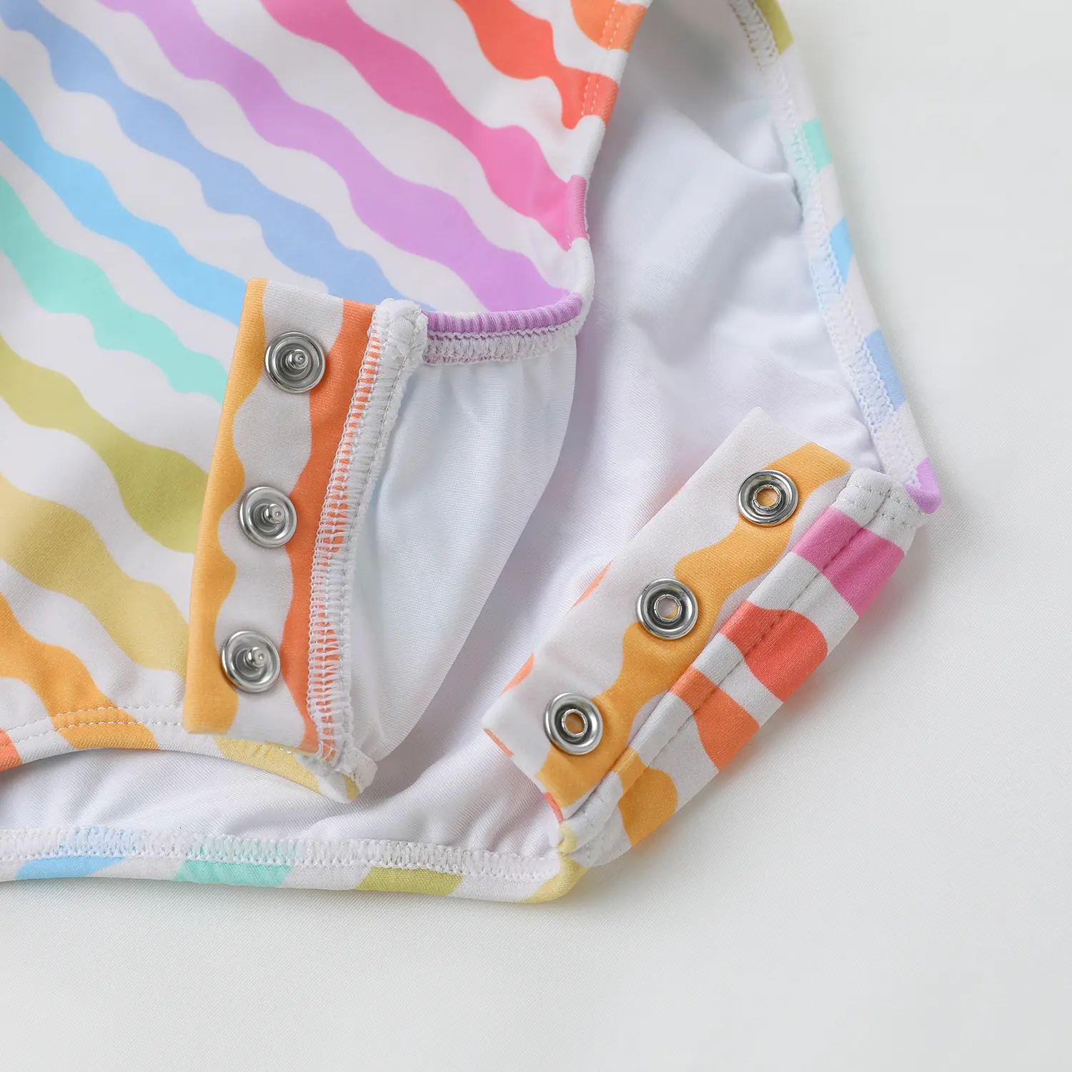 One-shoulder toddler's swimsuit (12)