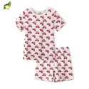 Baby 100% Organic Cotton Tee and shorts 2-Piece Pj Set manufacturer