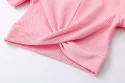 Twist Front T shirt Casual Tracksuit set (7)