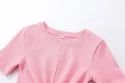 Twist Front T shirt Casual Tracksuit set (2)