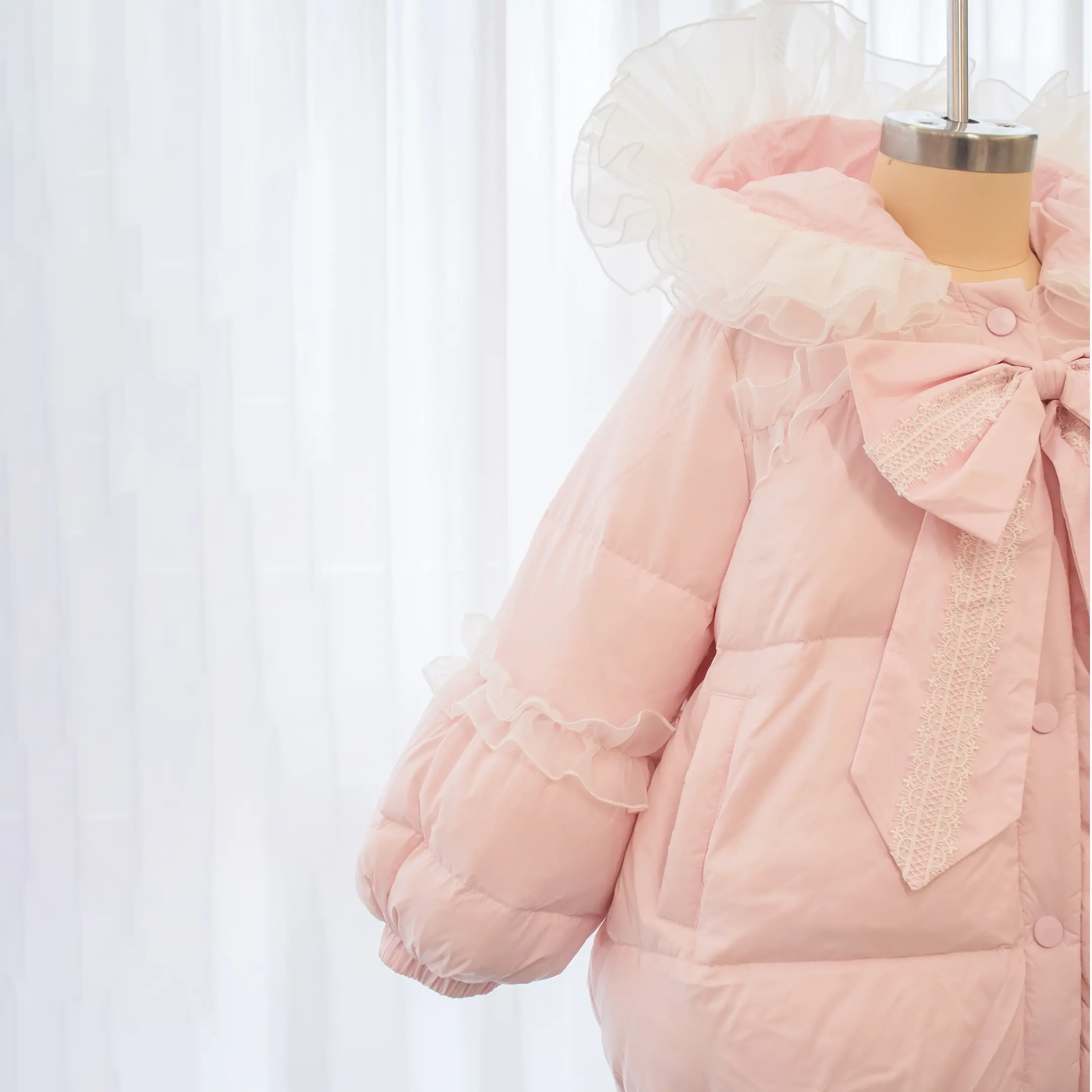 Pink Puffer Coat (5)