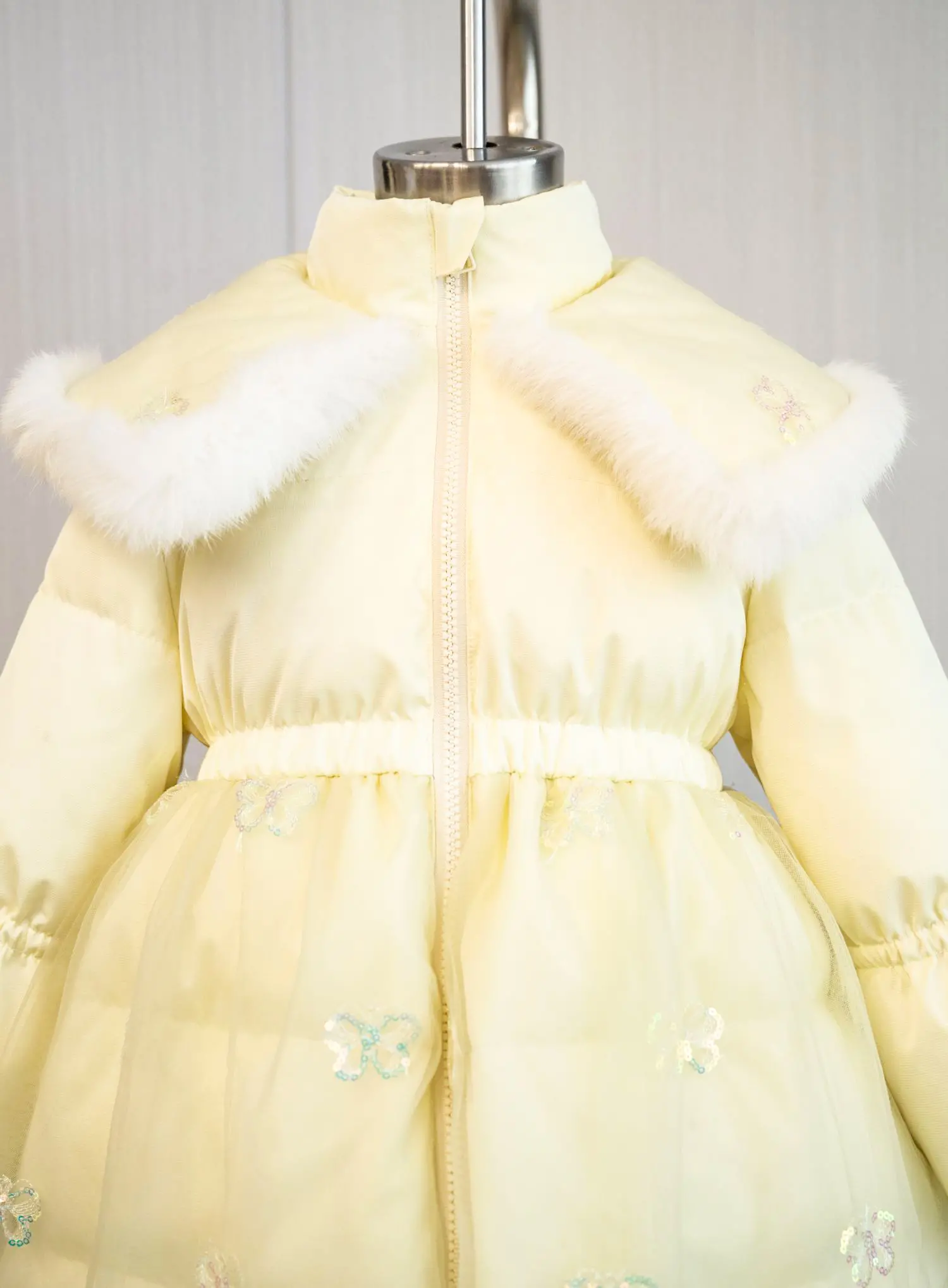Yellow Puffer Jacket 1-6 Y (6)