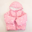 Custom Winter Coat Jacket Hooded Kids Toddler Print Parka Outwear Jacket
