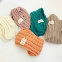 New Style All-match Woolen Knit Scarf Boy And Girl Knitted Baby Kids Scarf New Soft Knitted Wool Scarf