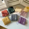 Custom Design Winter Baby Knit Scarves Knitting Wool Scarf Simple Kids Warp Knitting Scarf For Children