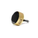 Diamond Cutting Natural Black Onyx Car Diffuser