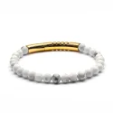 Natural Howlite Beads Fragrance Bracelet