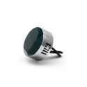 Diamond Cutting Natural Moss Agate Car Diffuser
