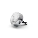 Diamond cutting Natural Howlite Car Parfume