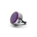 Diamond Cutting Natural Amethyst Car Diffuser